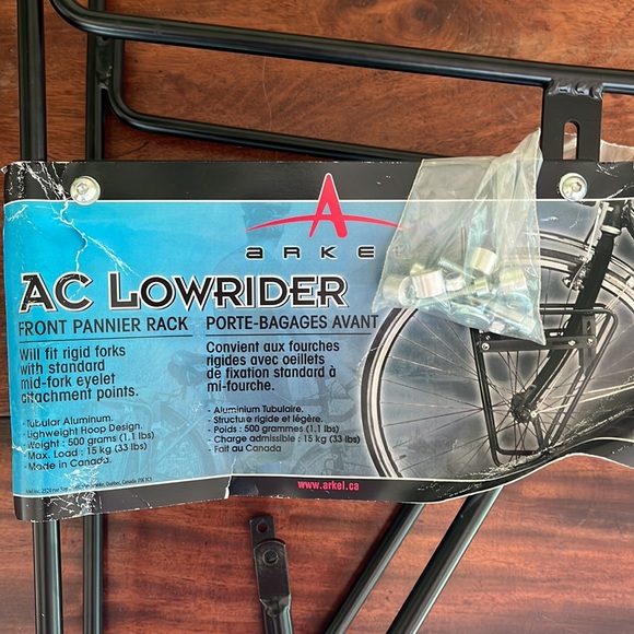Ariel AC Loweider front pannier rack, new - Picture 2 of 4